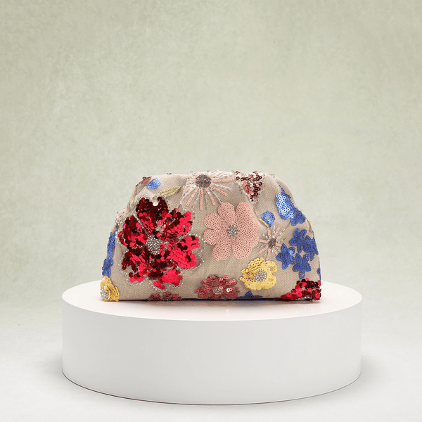 Sophia Sequin Clutch Bag