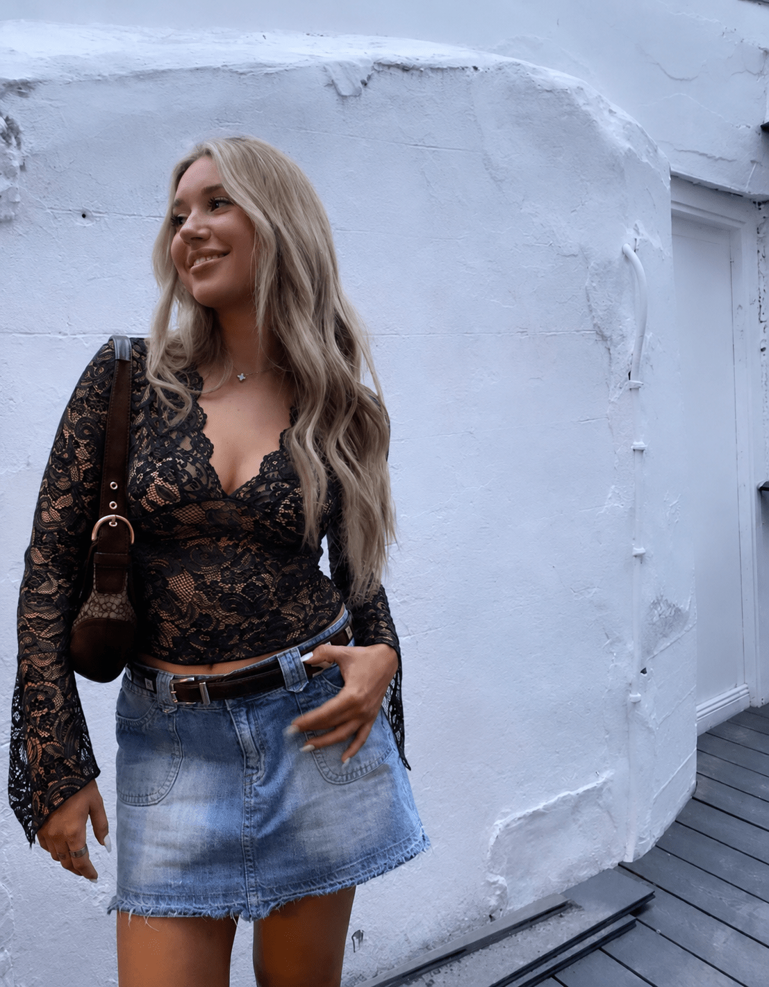 Sophia-spetstopp med V-ringning