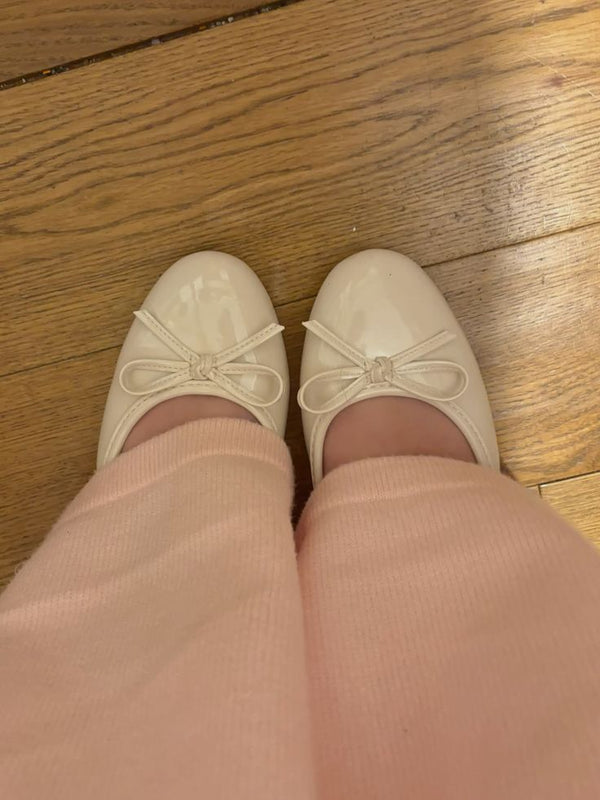 Suzette ballerinaskor med rosett