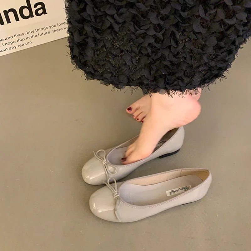 Suzette ballerinaskor med rosett