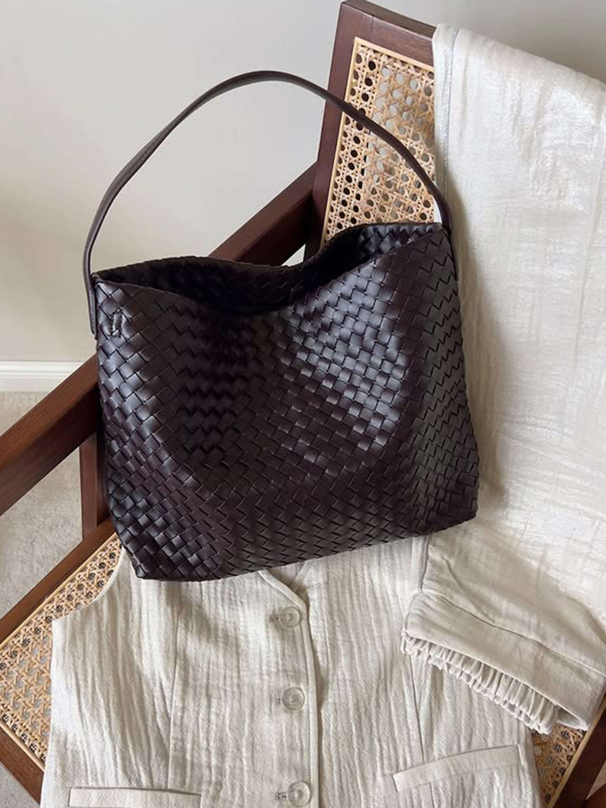 Sylvia vävd tygväska
