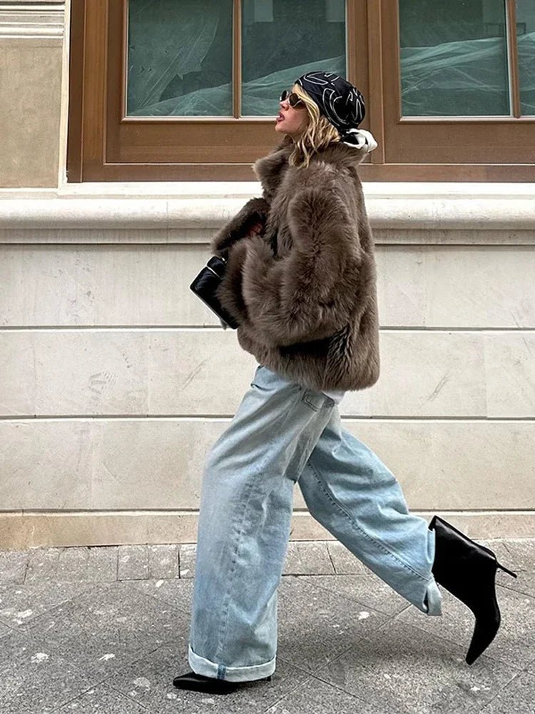 Thalia fuskpälsjacka