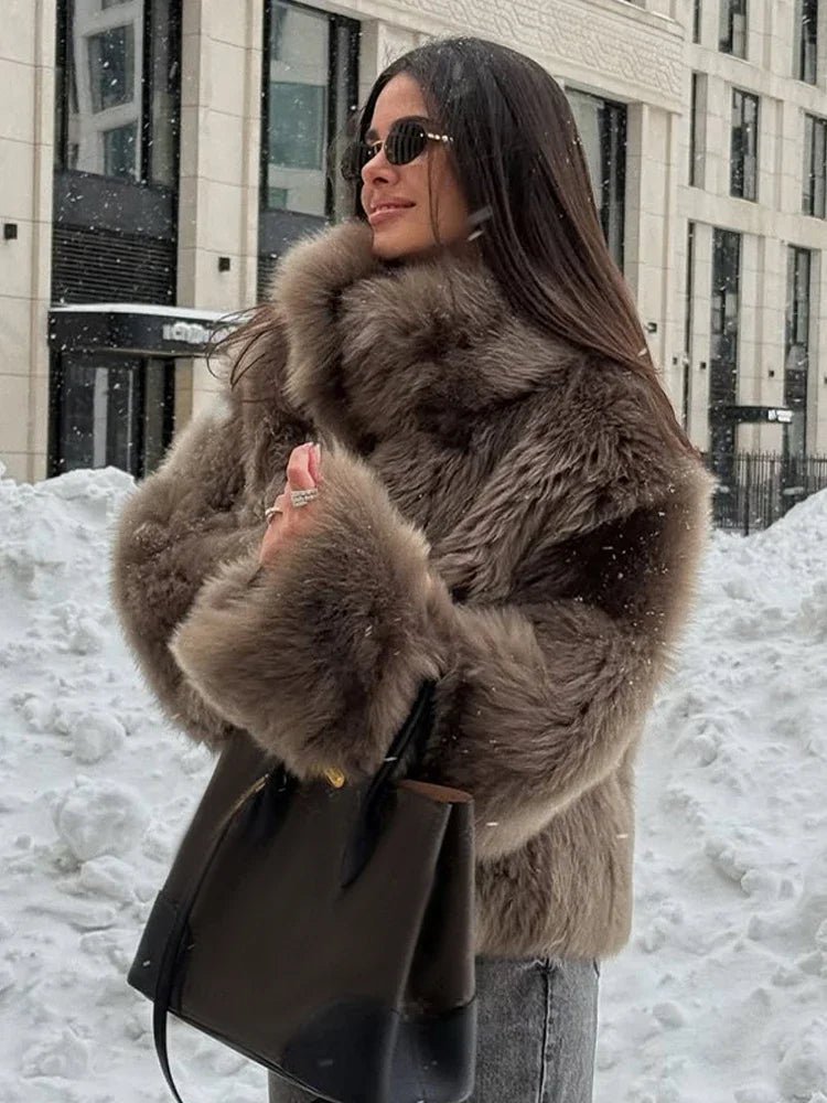 Thalia fuskpälsjacka