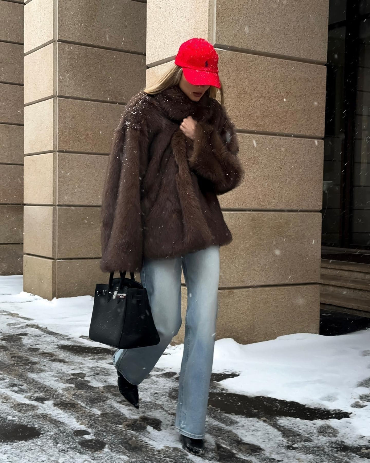 Tilda kappa i fuskpäls