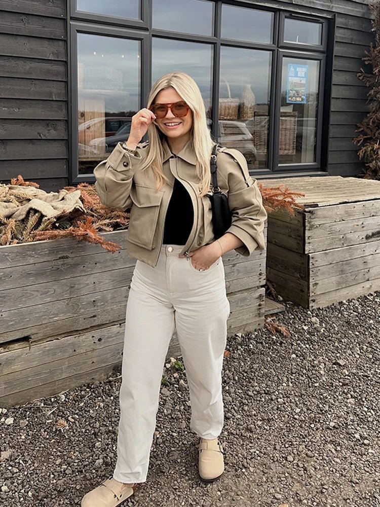Valeria kort jacka med fickor