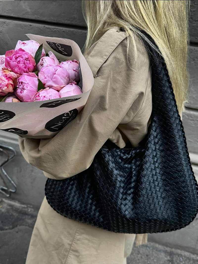 Vävd väska XL