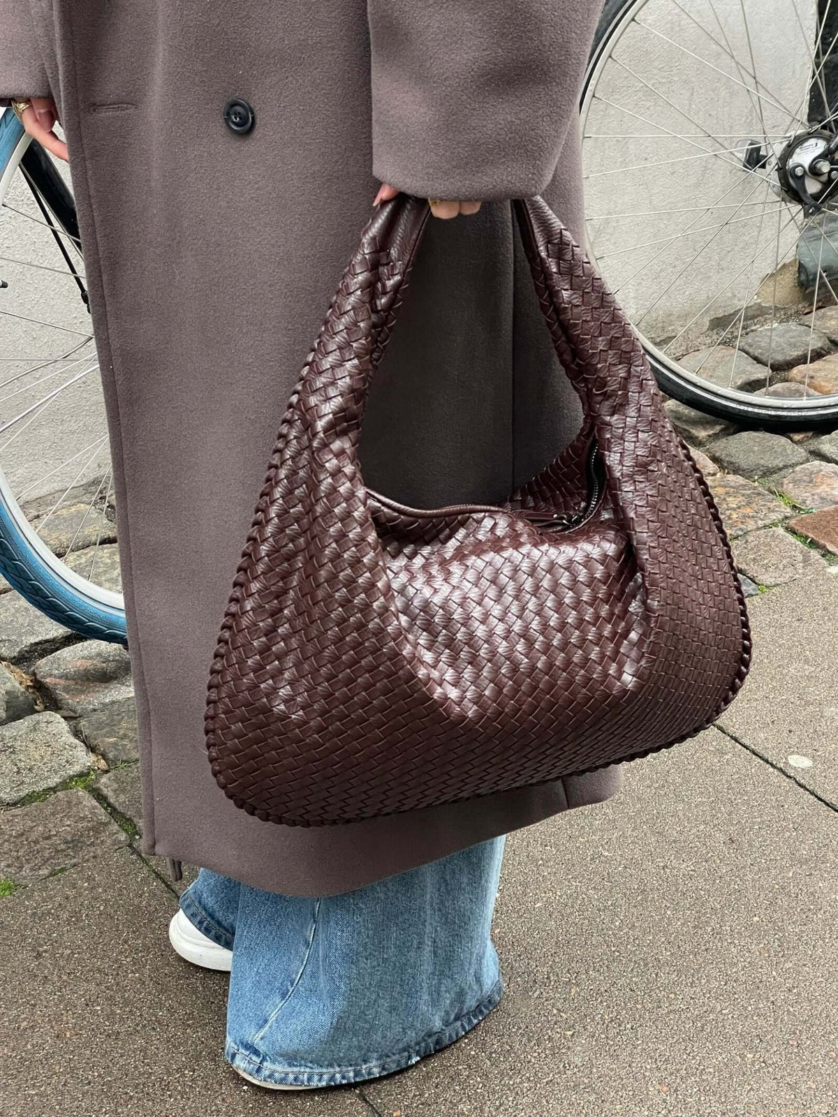 Vävd väska XL